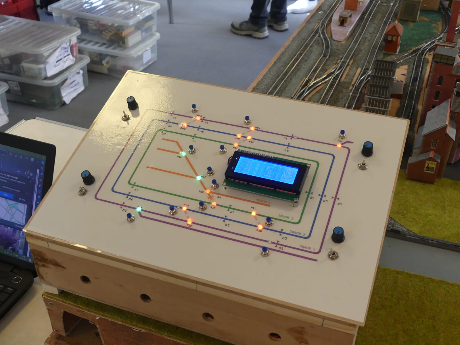 Shot of the new control box