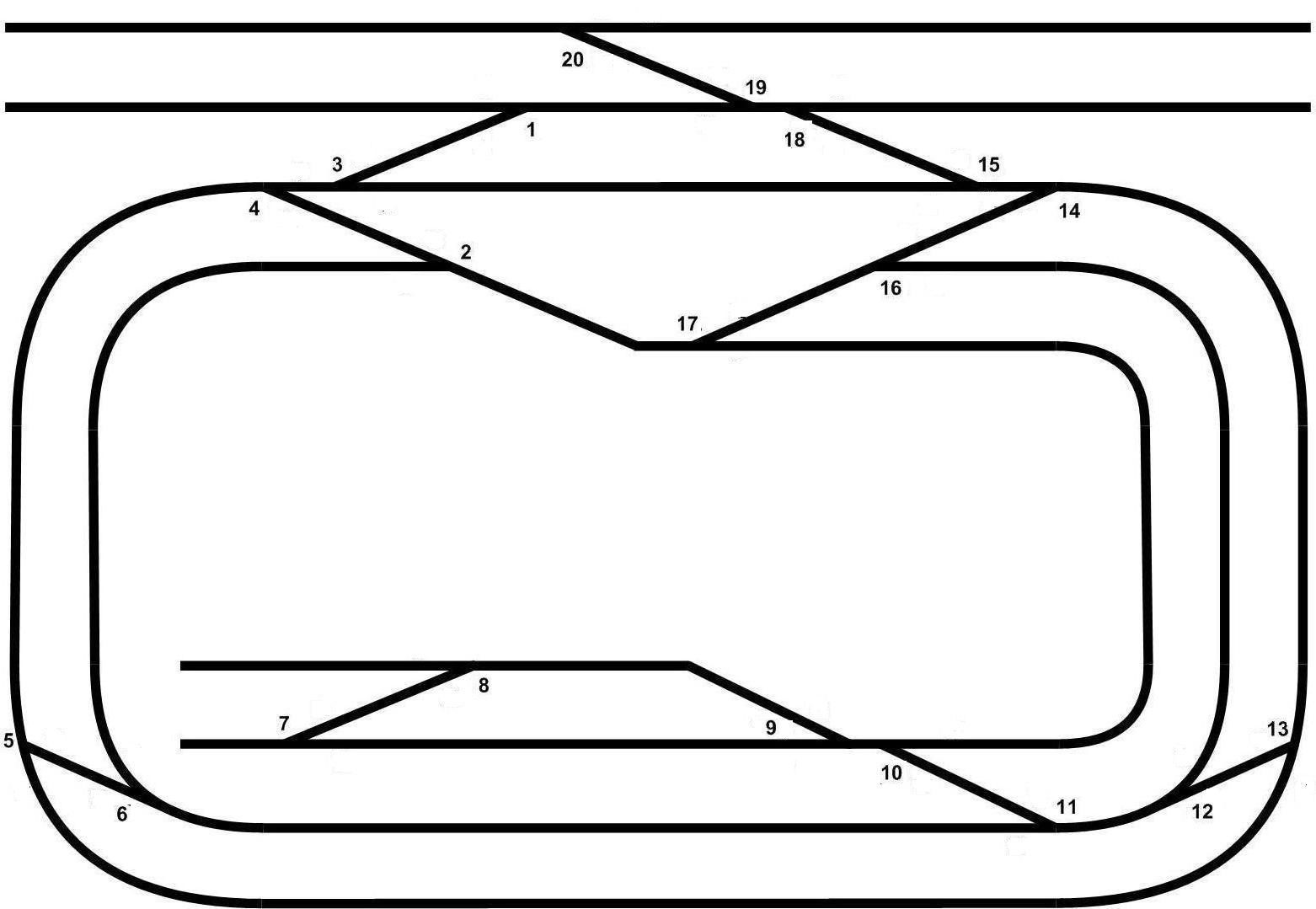 Figure 2: BMRC 10’ x 4’ Board Track Design as used on Point Motor Control Box. Figure 2: BMRC 10’ x 4’ Board Track Design as used on Point Motor Control Box.